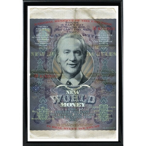 Bill Maher-VALBOC139197 Print 13.25"x9" by Val Bochkov
