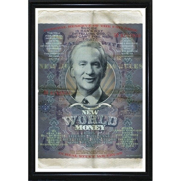 Bill Maher-VALBOC139197 Print 13.25"x9" by Val Bochkov