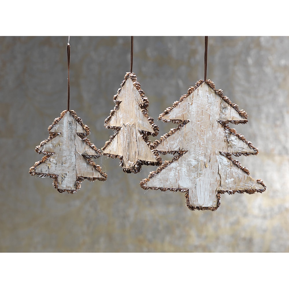 Birch Tree Ornament (Set of 12)