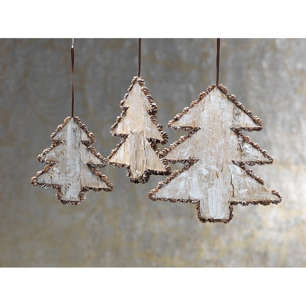Birch Tree Ornament (Set of 12)