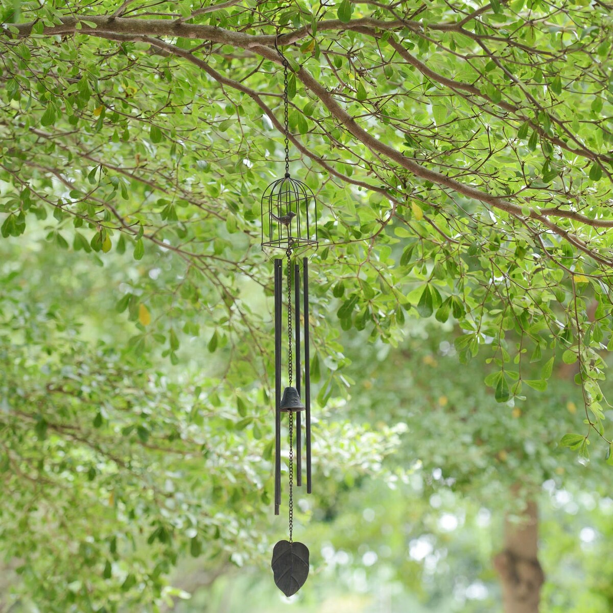 Bird Cage Wind Chime - One Size
