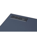 Bird Modern 42-inch Metal Computer Desk with USBs by Furniture of America
