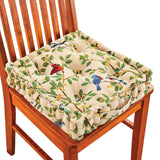 Bird Tapestry Tufted Booster Padded Seat Cushion - 15 x 3.15 x 15