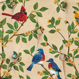 Bird Tapestry Tufted Booster Padded Seat Cushion - 15 x 3.15 x 15