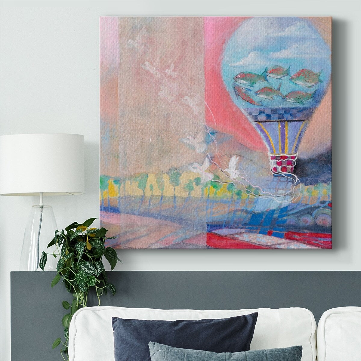 Bird Toy-Gallery Wrapped Canvas