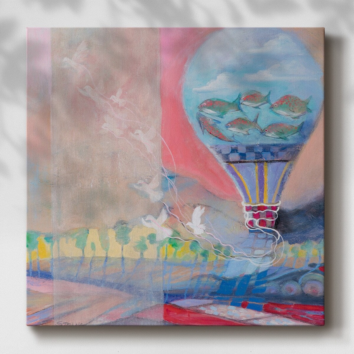 Bird Toy-Gallery Wrapped Canvas