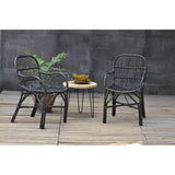 Birdie Rattan Chair Black