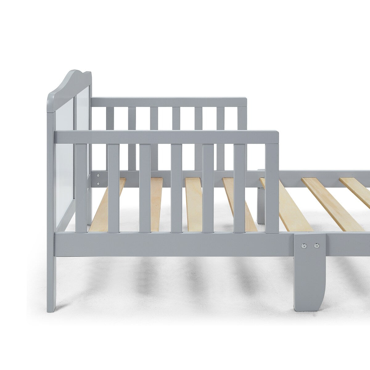 Birdie Toddler Bed Light Gray/White suitable for kids'bedroom