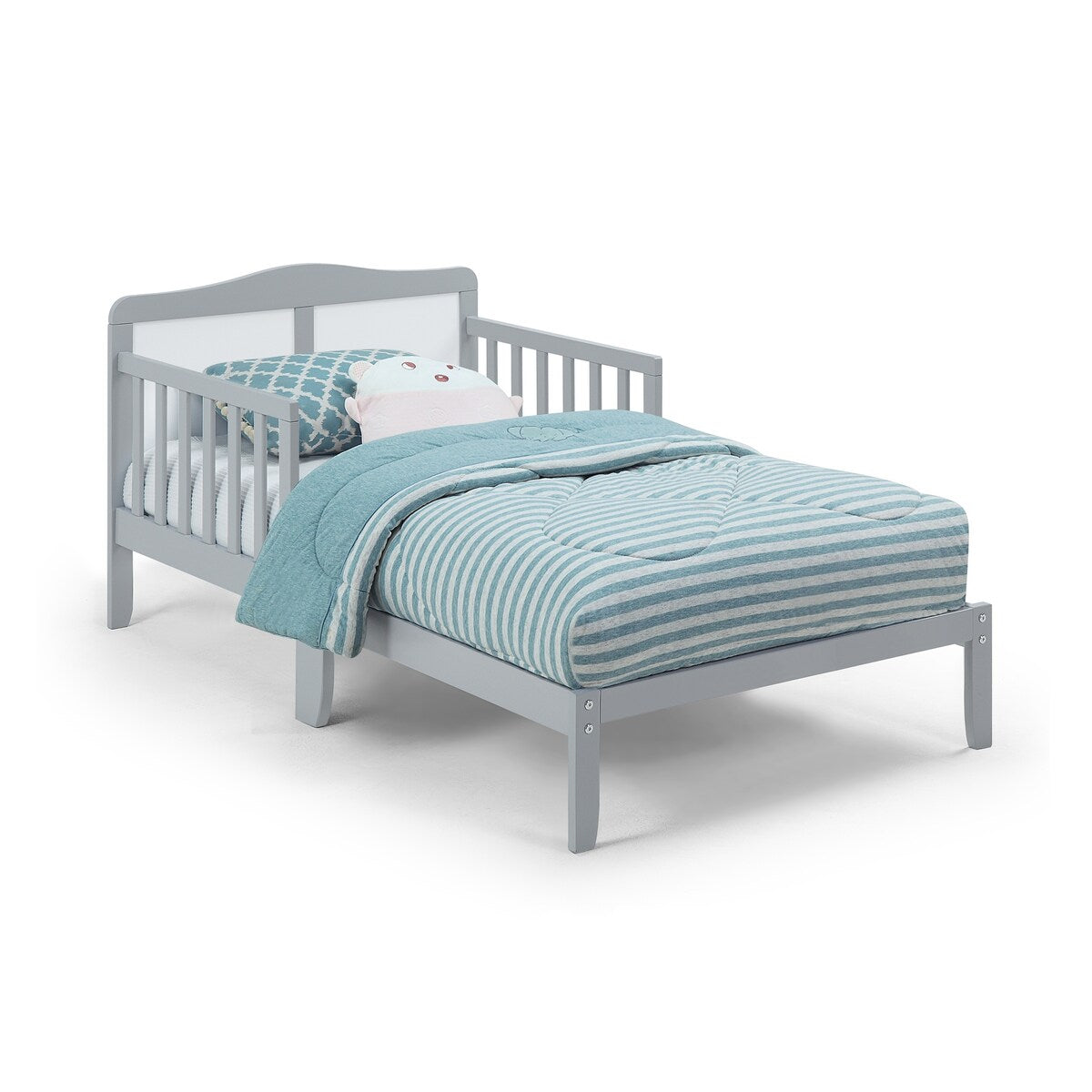 Birdie Toddler Bed Light Gray/White suitable for kids'bedroom