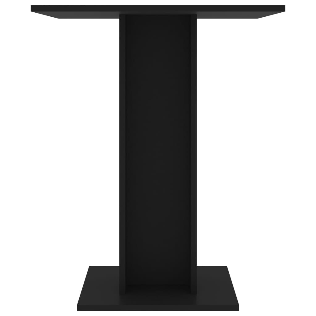 Bistro Table Black 23.6"x23.6"x29.5" Chipboard