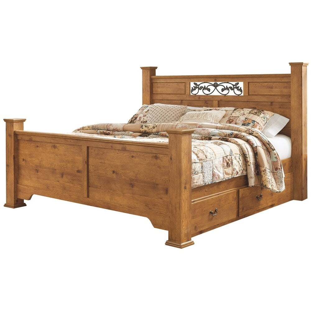 Bittersweet King Poster Headboard Panel - Light Brown