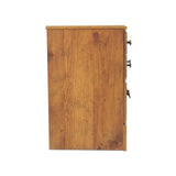 Bittersweet Night Stand - Rustic Pine 2-drawer Nightstand