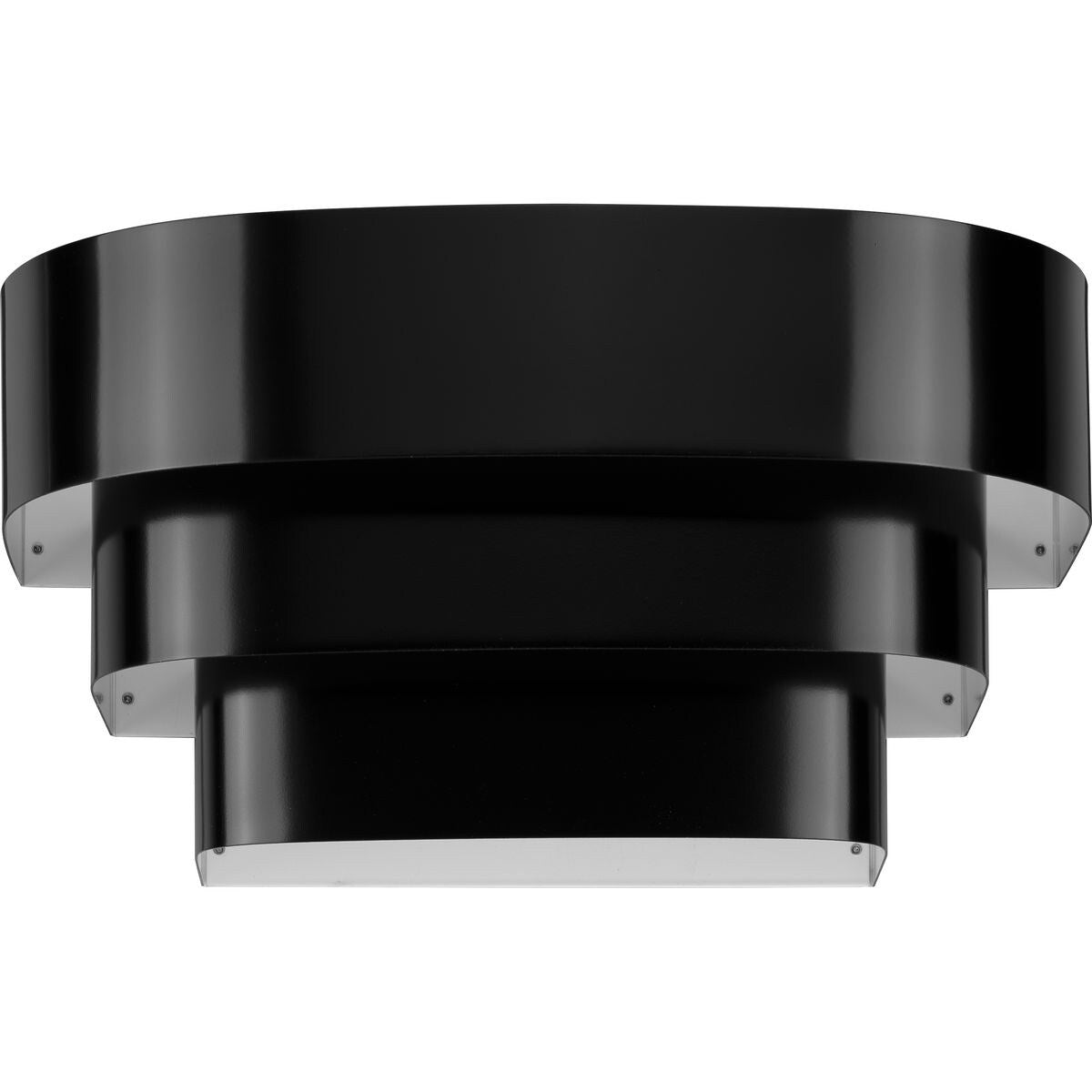 Black 1-light Louvered Wall Sconce - 8.250" x 16.750" x 9.630"