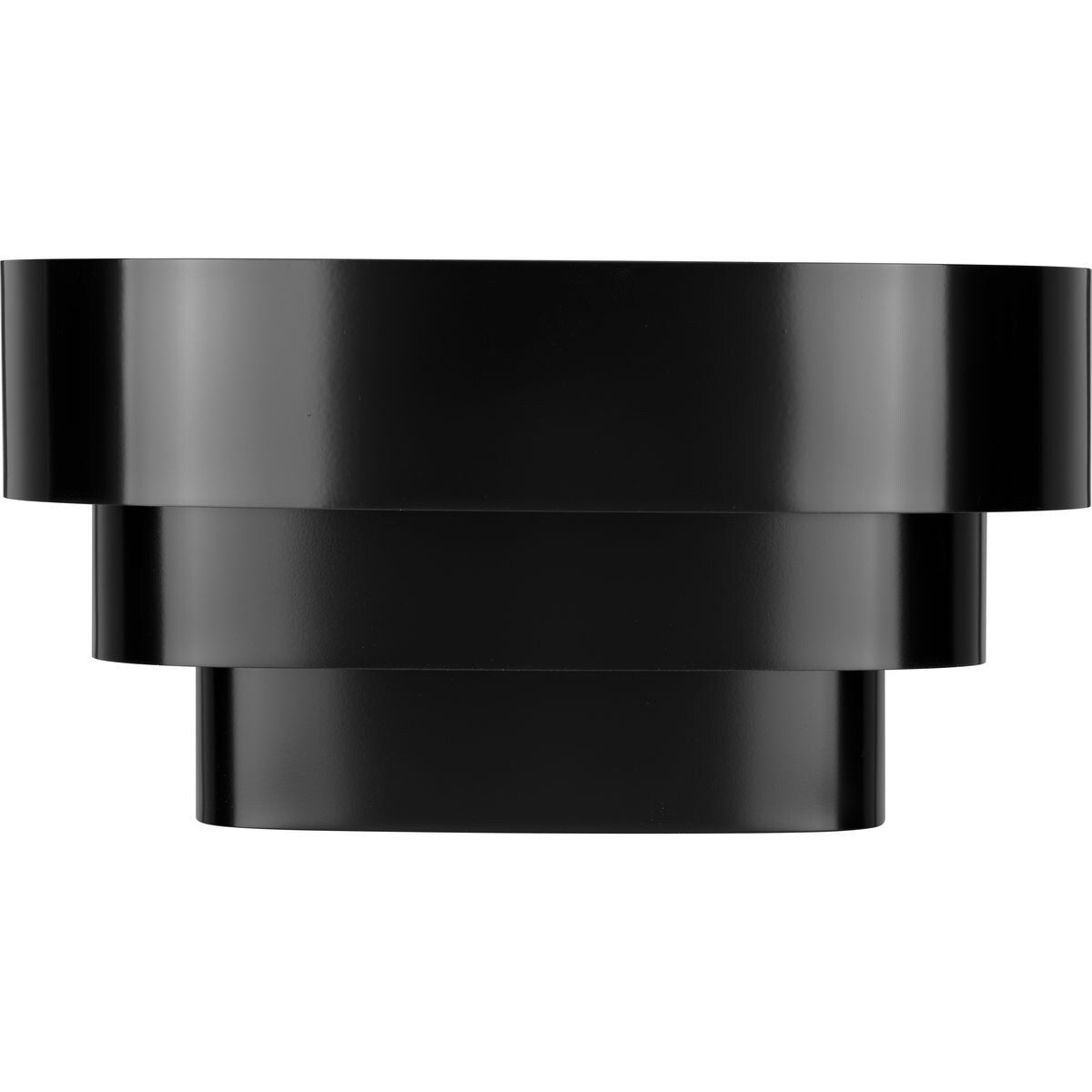Black 1-light Louvered Wall Sconce - 8.250" x 16.750" x 9.630"