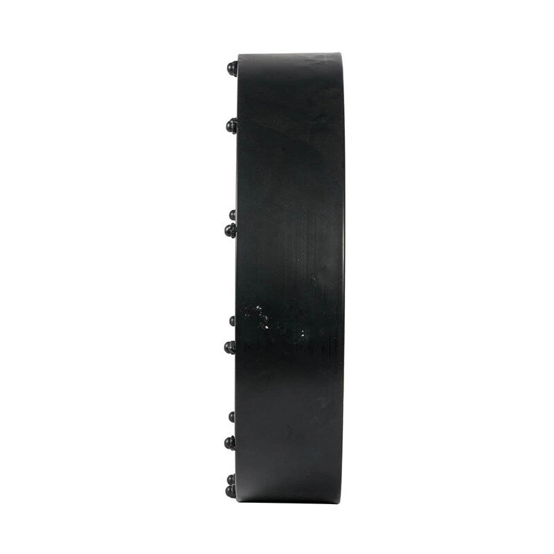 A&B Home Black 18-inch Roman Numeral Gear Wall Clock