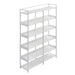 Black 70''H Tall Bookshelf 6-Tier Storage Open Shelves