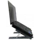 Black Adjustable Five Level Ergonomic Laptop Stand