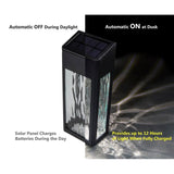 Classy Caps Black Aluminum Lancaster Deck & Wall Light (Set of 4)