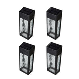 Classy Caps Black Aluminum Lancaster Deck & Wall Light (Set of 4)