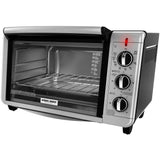 Black & Decker TO3230SBD 6-Slice Convection Countertop Toaster Oven - Silver