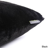 Aurora Home Faux Mink 12x12-inch Decorative Pillows (Set of 2)