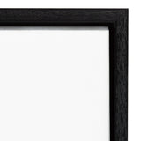 Black Flower by Treechild Framed Canvas Wall Art Print - Sylvie Black