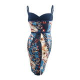 Black Halo Women's Daria Floral Scuba Dress (12, Secret Melody)