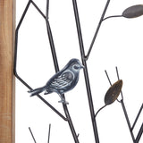 Black Iron Wood Frame Farmhouse Bird Theme Wall Decor (Set of 2)