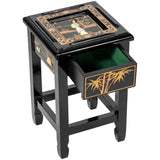 Black Lacquer Nesting Tables - Royal Ladies