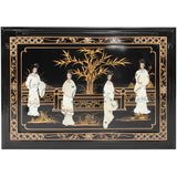 Black Lacquer Nesting Tables - Royal Ladies