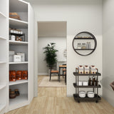 Black Metal Contemporary Wall Shelf 26 x 26 x 5 - 26 x 5 x 26