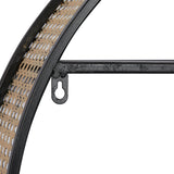 Black Metal Contemporary Wall Shelf 26 x 26 x 5 - 26 x 5 x 26