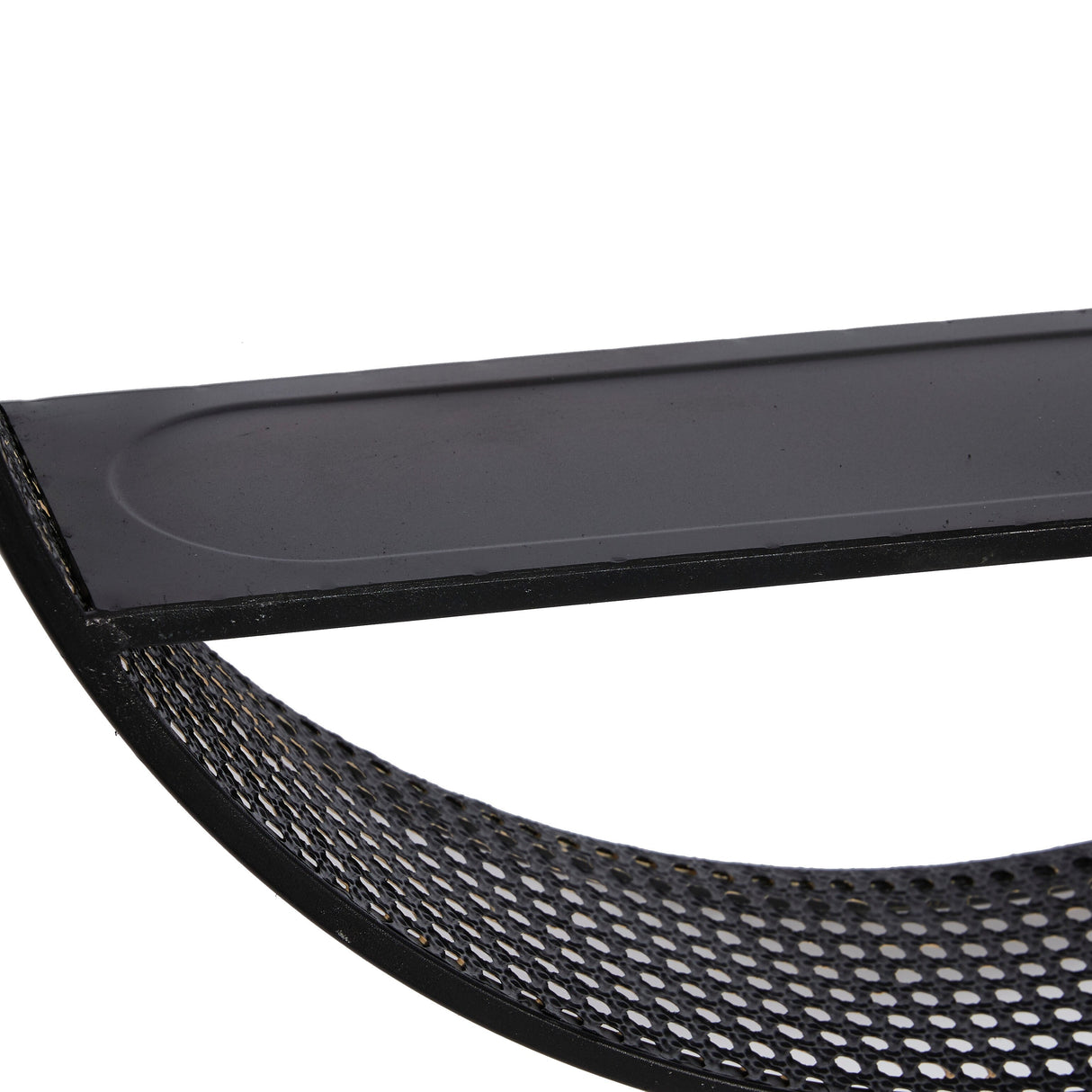 Black Metal Contemporary Wall Shelf 26 x 26 x 5 - 26 x 5 x 26