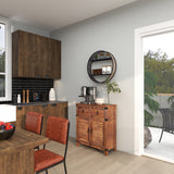 Black Metal Contemporary Wall Shelf 26 x 26 x 5 - 26 x 5 x 26