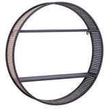 Black Metal Contemporary Wall Shelf 26 x 26 x 5 - 26 x 5 x 26