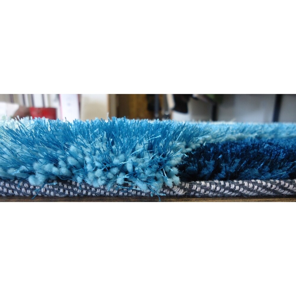 Black Modern Area Rug 5x7 - Big