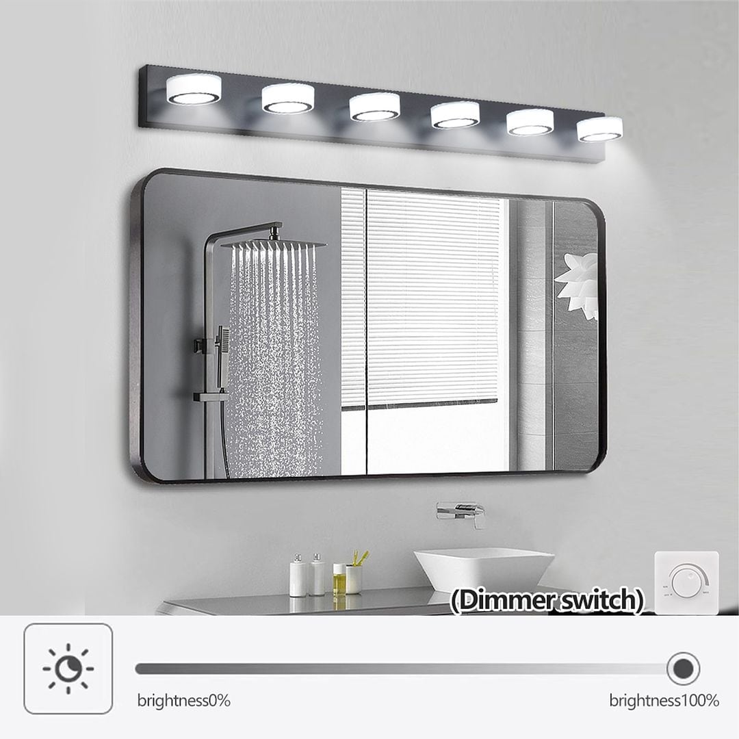 Black Modern LED Vanity Lights Bathroom Light Fixture