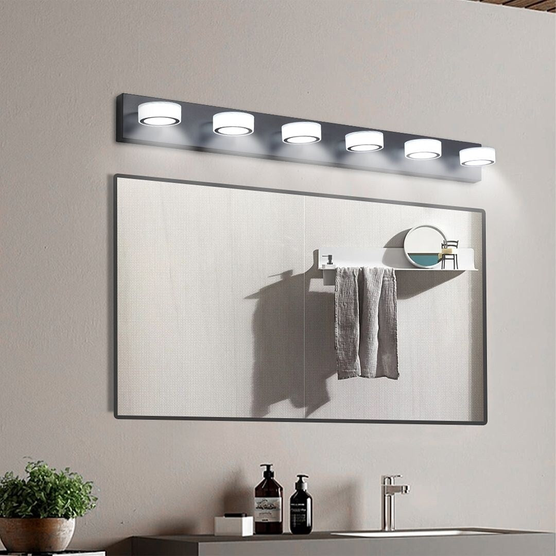 Black Modern LED Vanity Lights Bathroom Light Fixture
