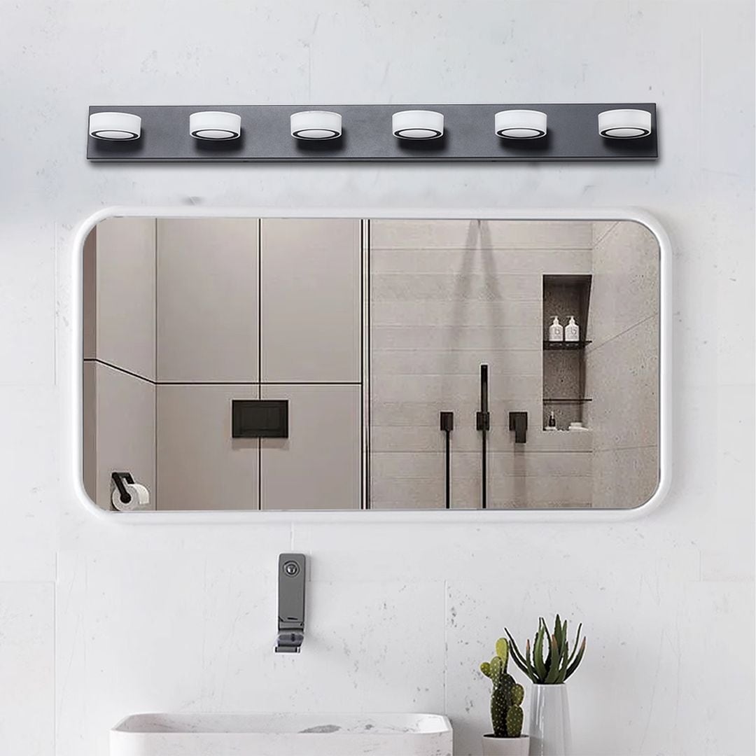 Black Modern LED Vanity Lights Bathroom Light Fixture