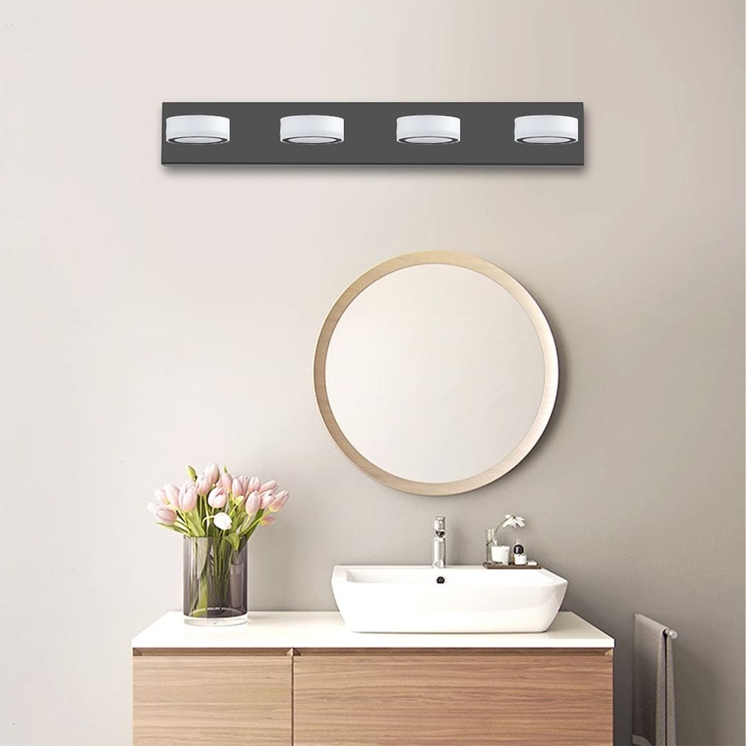 Black Modern LED Vanity Lights Bathroom Light Fixture