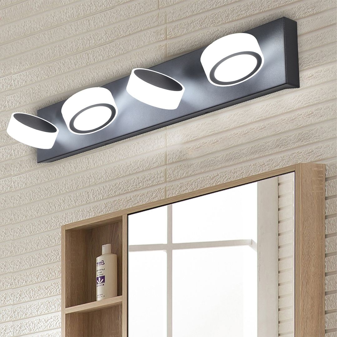 Black Modern LED Vanity Lights Bathroom Light Fixture