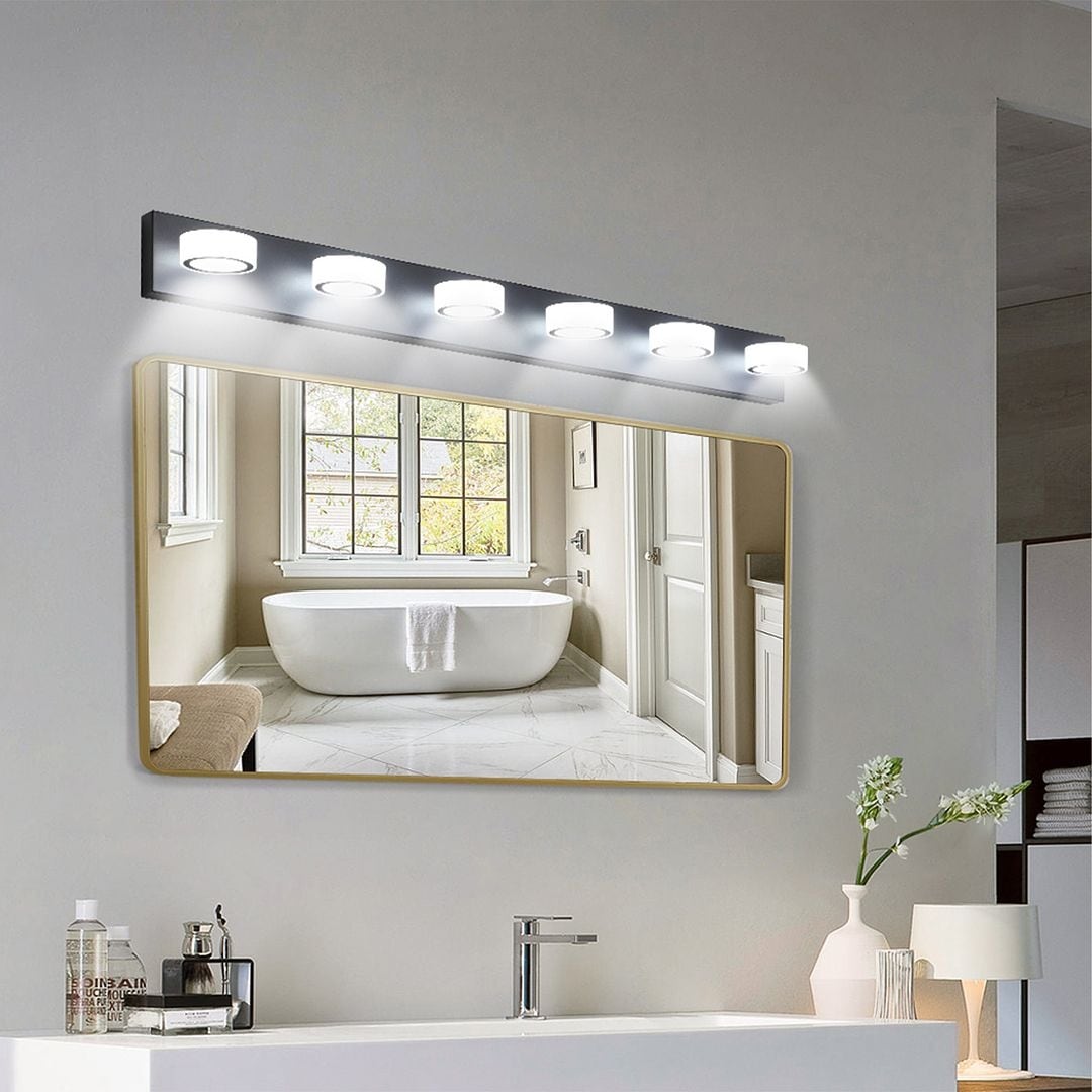 Black Modern LED Vanity Lights Bathroom Light Fixture