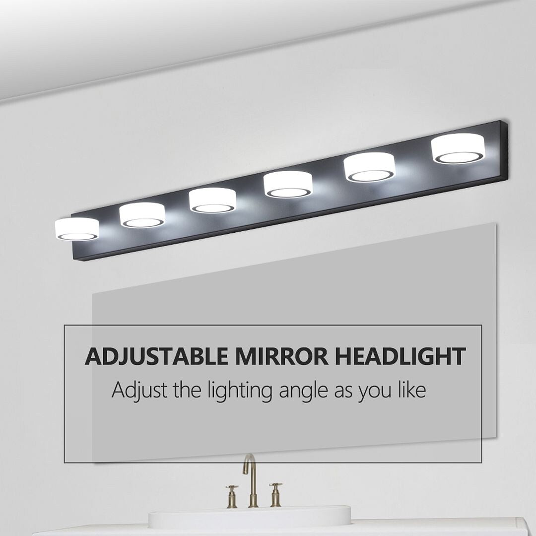 Black Modern LED Vanity Lights Bathroom Light Fixture
