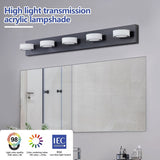 Black Modern LED Vanity Lights Bathroom Light Fixture