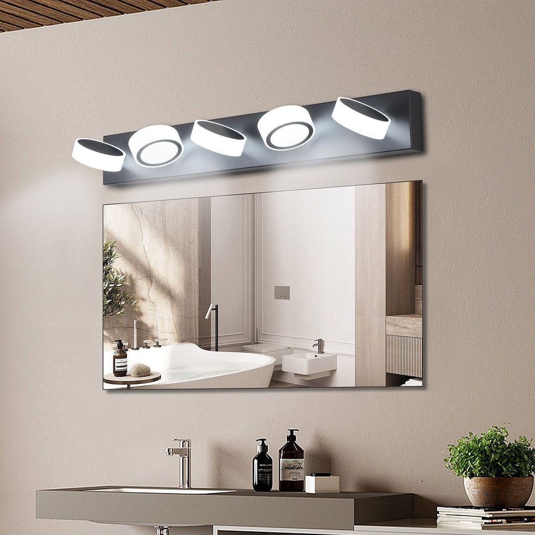 Black Modern LED Vanity Lights Bathroom Light Fixture