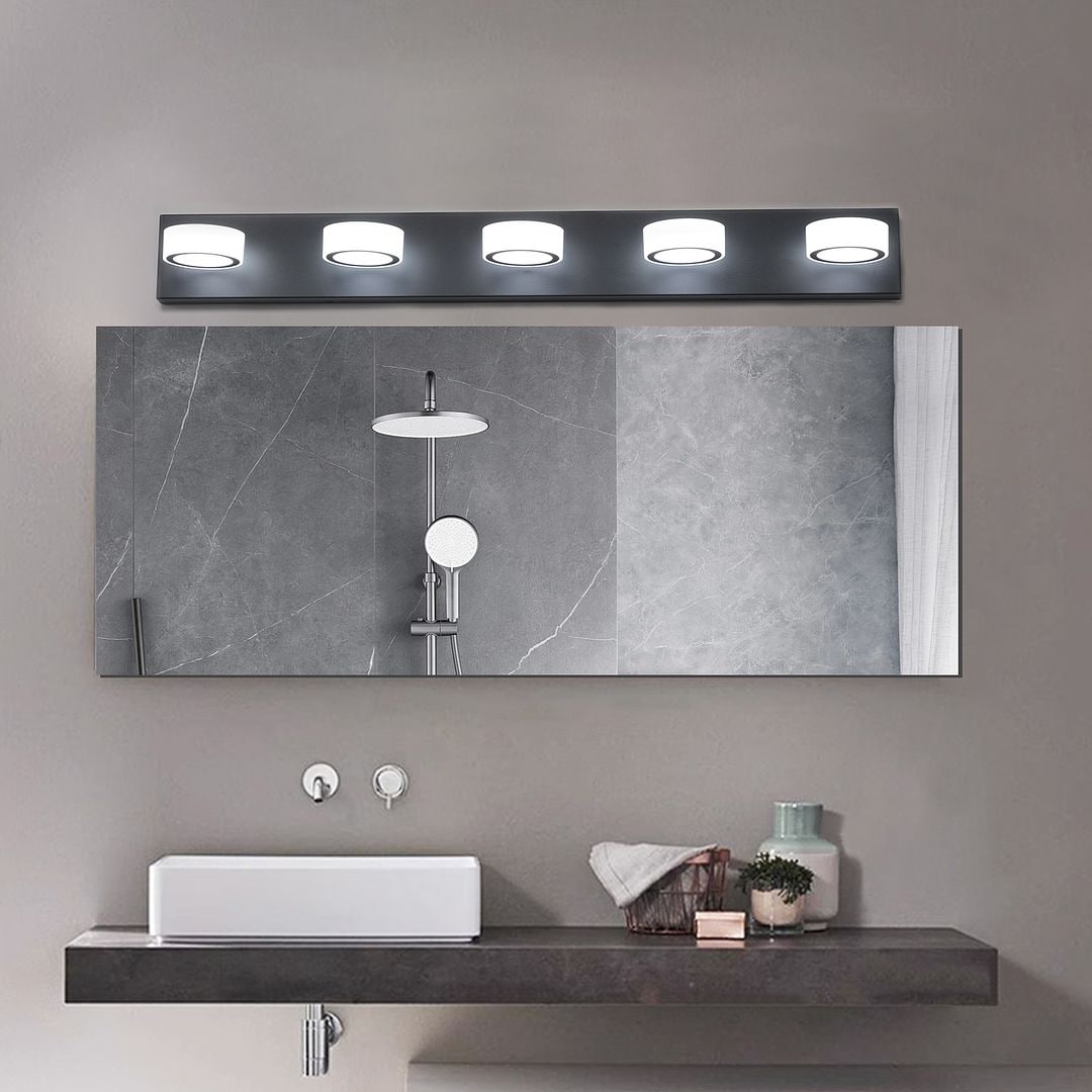 Black Modern LED Vanity Lights Bathroom Light Fixture
