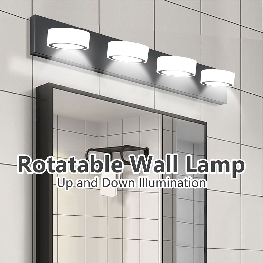 Black Modern LED Vanity Lights Bathroom Light Fixture