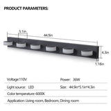 Black Modern LED Vanity Lights Bathroom Light Fixture