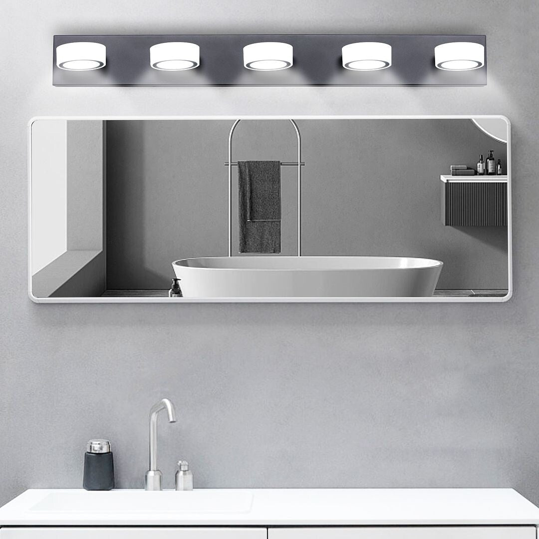 Black Modern LED Vanity Lights Bathroom Light Fixture