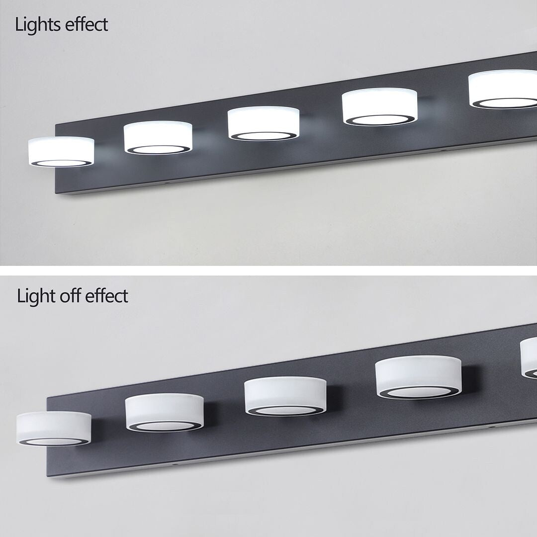 Black Modern LED Vanity Lights Bathroom Light Fixture